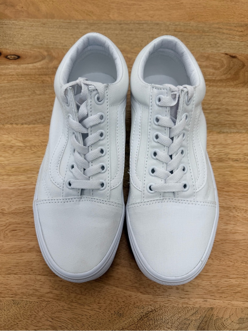 Vans White Old Skool Sneakers